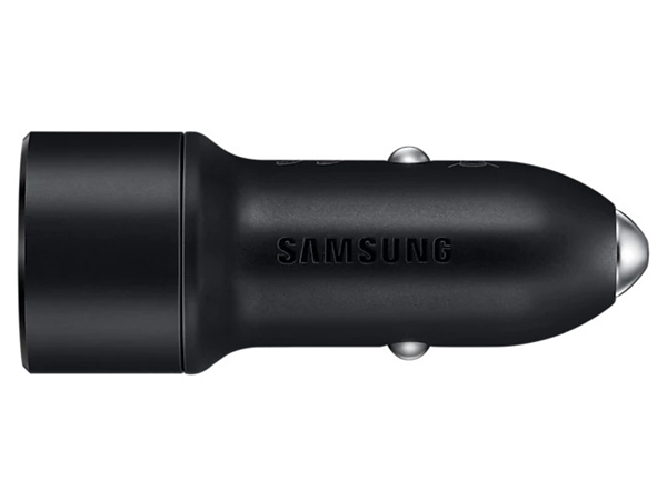 Samsung Adaptive 2A Fast Charging USB-A Dual-Port Car Charger - Black Car Charger Adapter