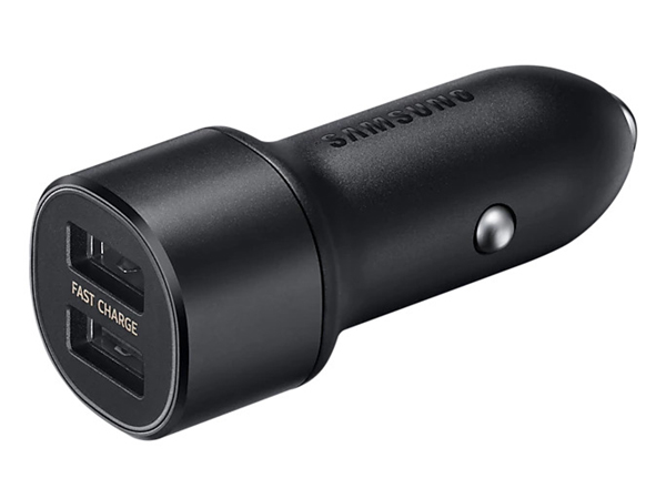 Samsung Adaptive 2A Fast Charging USB-A Dual-Port Car Charger - Black