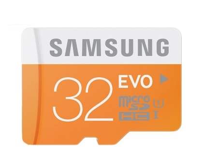 Genuine Samsung Metal OTG USB with 32GB MicroSD Card - Silver