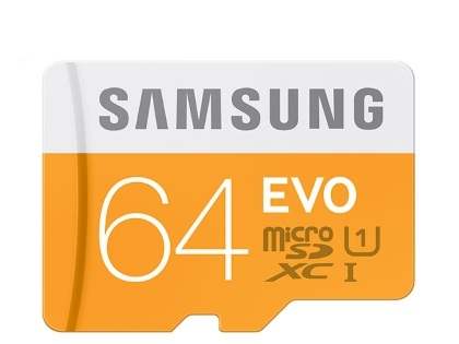 Samsung MicroSDXC 64GB EVO Memory Card - Micro SD