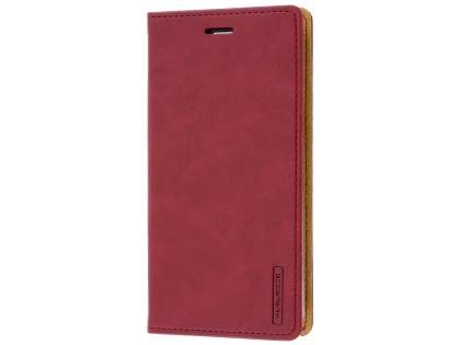 Mercury Goospery Blue Moon Wallet Case for Samsung Galaxy Note FE - Burgundy