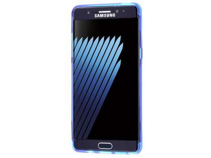 Wave Case for Samsung Galaxy Note FE - Frosted Blue/Blue