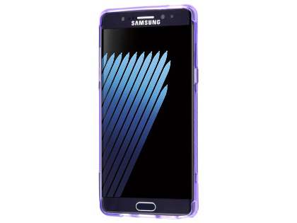 Wave Case for Samsung Galaxy Note FE - Frosted Purple/Purple