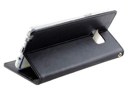 Mercury Goospery Blue Moon Wallet Case for Samsung Galaxy Note FE - Classic Black