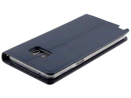 Mercury Goospery Blue Moon Wallet Case for Samsung Galaxy Note FE - Midnight Blue