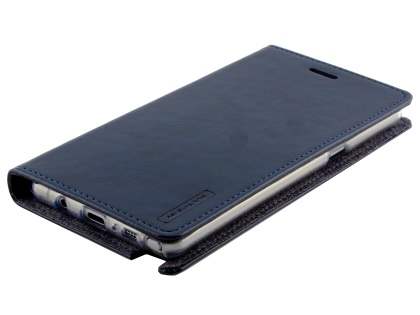 Mercury Goospery Blue Moon Wallet Case for Samsung Galaxy Note FE - Midnight Blue