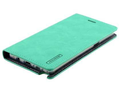 Mercury Goospery Blue Moon Wallet Case for Samsung Galaxy Note FE - Mint