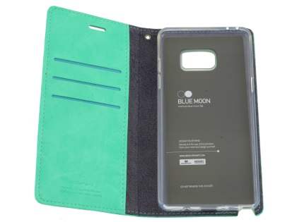 Mercury Goospery Blue Moon Wallet Case for Samsung Galaxy Note FE - Mint