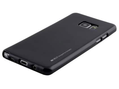 Mercury Goospery iJelly Gel Case for Samsung Galaxy Note FE - Metallic Black