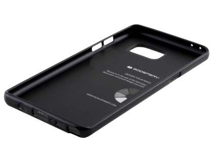 Mercury Goospery iJelly Gel Case for Samsung Galaxy Note FE - Metallic Black