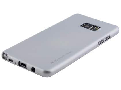 Mercury Goospery iJelly Gel Case for Samsung Galaxy Note FE - Metallic Silver