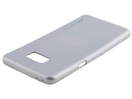 Mercury Goospery iJelly Gel Case for Samsung Galaxy Note FE - Metallic Silver
