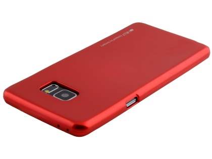 Mercury Goospery iJelly Gel Case for Samsung Galaxy Note FE - Metallic Red