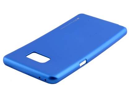 Mercury Goospery iJelly Gel Case for Samsung Galaxy Note FE - Metallic Blue