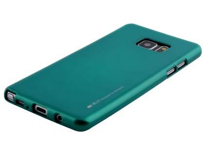 Mercury Goospery iJelly Gel Case for Samsung Galaxy Note FE - Metallic Green