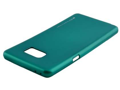 Mercury Goospery iJelly Gel Case for Samsung Galaxy Note FE - Metallic Green