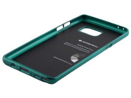 Mercury Goospery iJelly Gel Case for Samsung Galaxy Note FE - Metallic Green