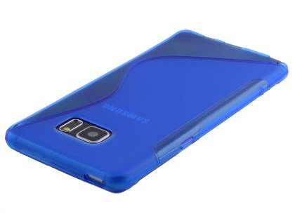 Wave Case for Samsung Galaxy Note FE - Frosted Blue/Blue