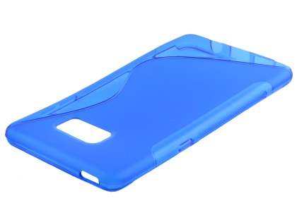 Wave Case for Samsung Galaxy Note FE - Frosted Blue/Blue