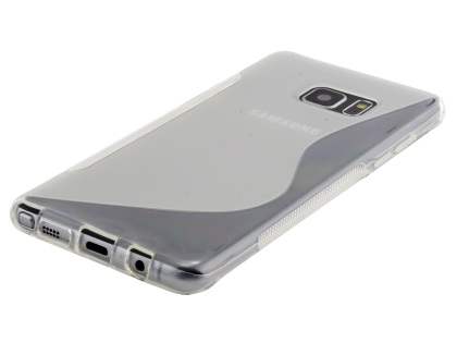 Wave Case for Samsung Galaxy Note FE - Frosted Clear/Clear