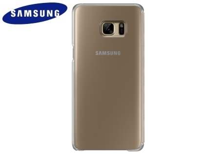 Genuine Samsung Galaxy Note7 Clear View Cover - Bronze