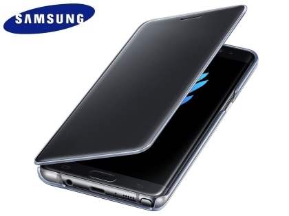Genuine Samsung Galaxy Note7 Clear View Cover - Black