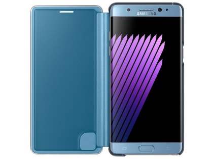 Genuine Samsung Galaxy Note7 Clear View Cover - Blue