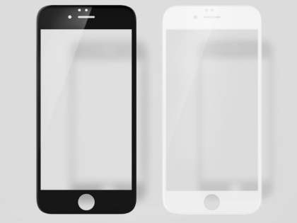 3D Full Coverage Tempered Glass Screen Protector for Apple iPhone 6s/6 - White