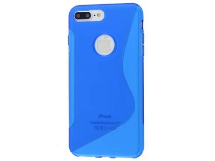 Wave Case for iPhone 7 Plus - Blue Soft Cover