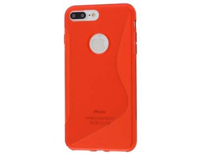 Wave Case for iPhone 7 Plus - Burnt Orange Soft Cover