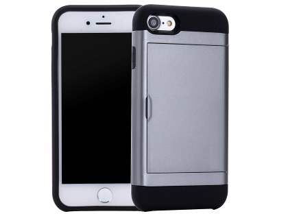 Impact Case with Card Pocket for iPhone 8/7 - Grey Impact Case with Card Pocket for iPhone 8/7 - Grey