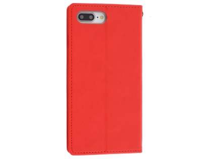 Mercury Goospery Blue Moon Wallet Case for iPhone 8 Plus/7 Plus - Red