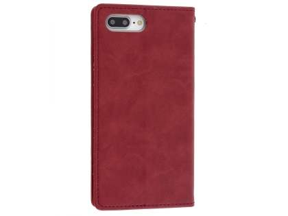 Mercury Goospery Blue Moon Wallet Case for iPhone 8 Plus/7 Plus - Burgundy