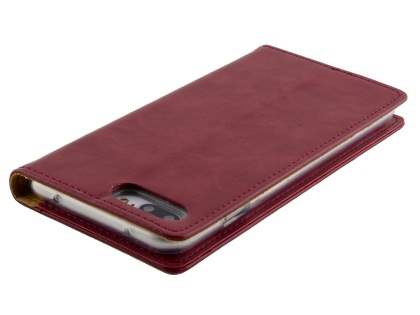 Mercury Goospery Blue Moon Wallet Case for iPhone 8 Plus/7 Plus - Burgundy