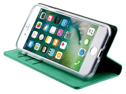 Mercury Goospery Blue Moon Wallet Case for iPhone 8 Plus/7 Plus - Mint
