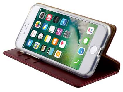Mercury Goospery Blue Moon Wallet Case for iPhone 8/7 - Burgundy