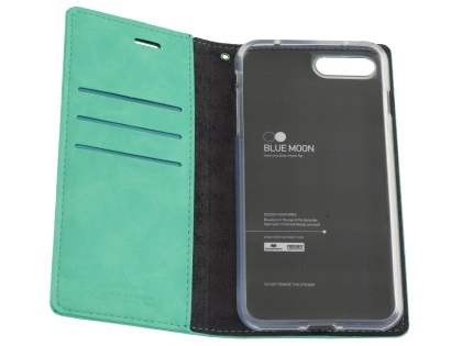 Mercury Goospery Blue Moon Wallet Case for iPhone 8 Plus/7 Plus - Mint