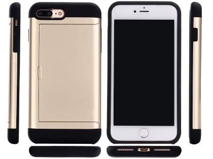 Impact Case with Card Pocket for iPhone 8 Plus/7 Plus - Midnight Blue