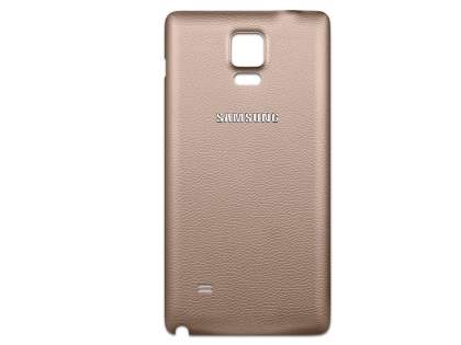 Genuine Samsung Galaxy Note 4 Battery Cover - Copper Gold Battery Cover