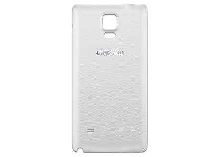 Genuine Samsung Galaxy Note 4 Battery Cover - White Battery Cover