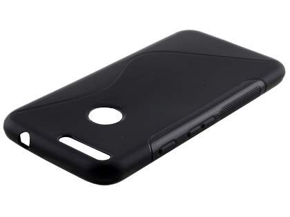 Wave Case for Google Pixel - Frosted Black/Black Soft Cover