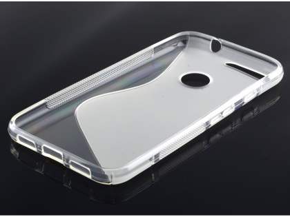 Wave Case for Google Pixel - Frosted Clear/Clear