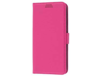 Slim Synthetic Leather Wallet Case with Stand for Google Pixel - Pink