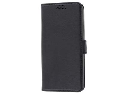 Slim Synthetic Leather Wallet Case with Stand for Google Pixel XL - Black