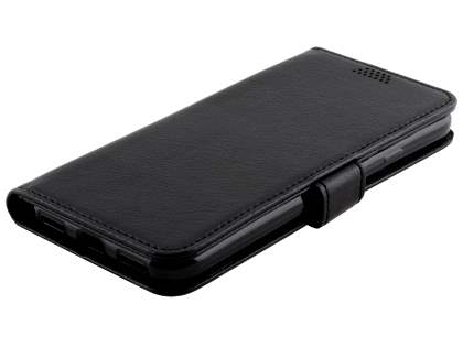 Slim Synthetic Leather Wallet Case with Stand for Google Pixel XL - Black