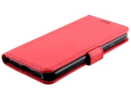 Slim Synthetic Leather Wallet Case with Stand for Google Pixel XL - Red
