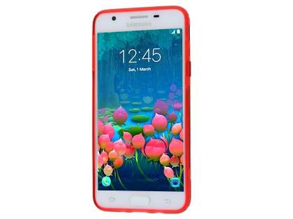 Wave Case for Samsung Galaxy J5 Prime - Frosted Red/Red
