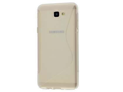 Wave Case for Samsung Galaxy J5 Prime - Frosted Clear/Clear Soft Cover
