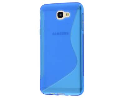 Wave Case for Samsung Galaxy A7 (2017) - Frosted Blue/Blue Soft Cover