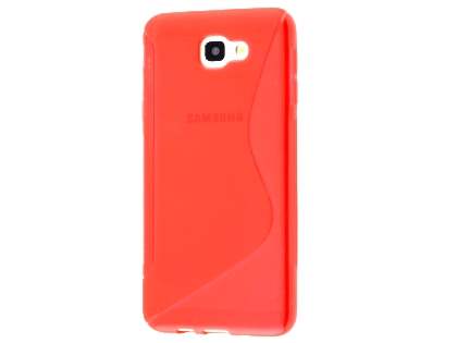 Wave Case for Samsung Galaxy A7 (2017) - Frosted Red/Red Soft Cover